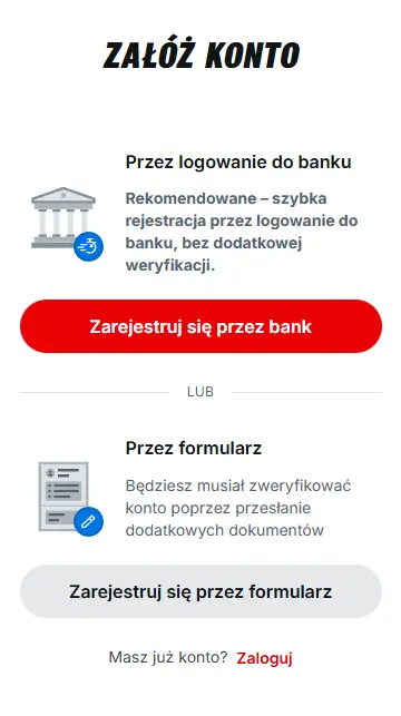 Rejestracja w kasynie SUPERBET PL